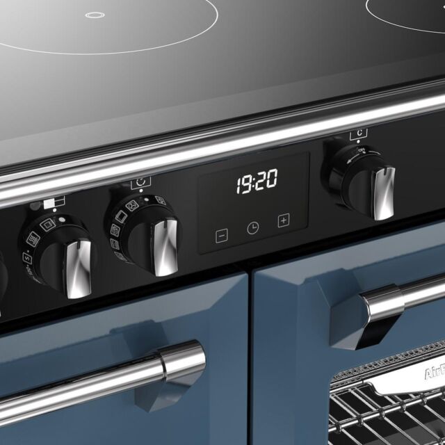 Stoves DX RCA RICH 100Ei RTY 100cm Richmond DX Electric Induction Rotary Range Cooker - Twilight Blue