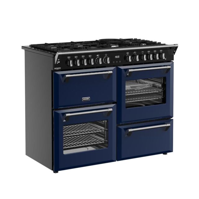 Stoves DX RCA RICH 110DF 110cm Richmond DX Dual Fuel Range Cooker - Midnight Blue