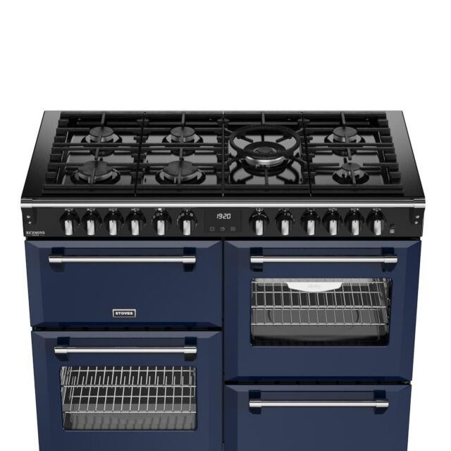 Stoves DX RCA RICH 110DF 110cm Richmond DX Dual Fuel Range Cooker - Midnight Blue