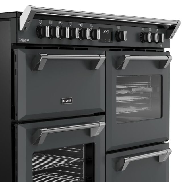 Stoves DX RCA RICH 110Ei RTY 110cm Richmond DX Electric Induction Rotary Range Cooker - Anthracite Grey