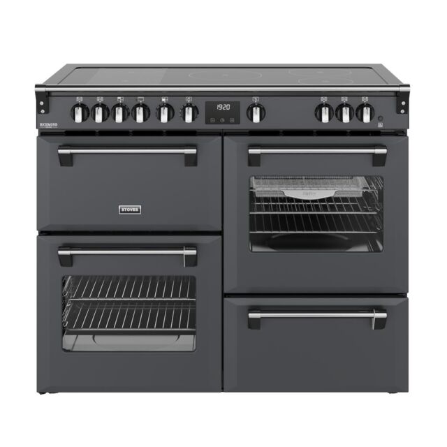 Stoves DX RCA RICH 110Ei RTY 110cm Richmond DX Electric Induction Rotary Range Cooker - Anthracite Grey