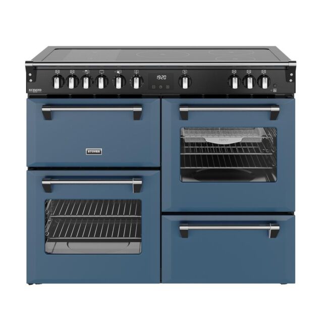 Stoves DX RCA RICH 110Ei RTY 110cm Richmond DX Electric Induction Rotary Range Cooker - Twilight Blue