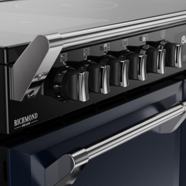 Stoves DX RCA RICH 110Ei RTY 110cm Richmond DX Electric Induction Rotary Range Cooker - Midnight Blue