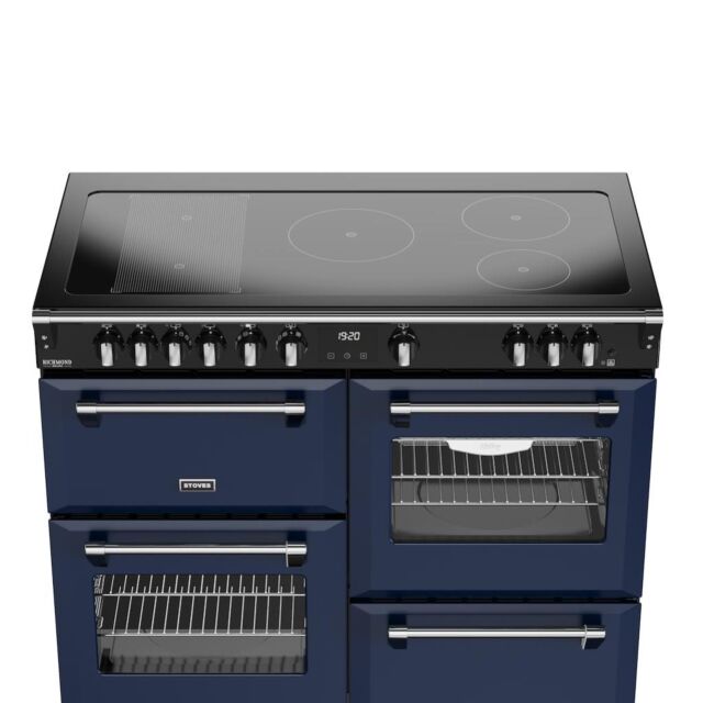 Stoves DX RCA RICH 110Ei RTY 110cm Richmond DX Electric Induction Rotary Range Cooker - Midnight Blue