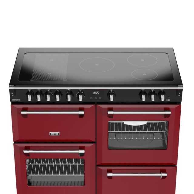Stoves DX RCA RICH 110Ei RTY 110cm Richmond DX Electric Induction Rotary Range Cooker - Garnet Red