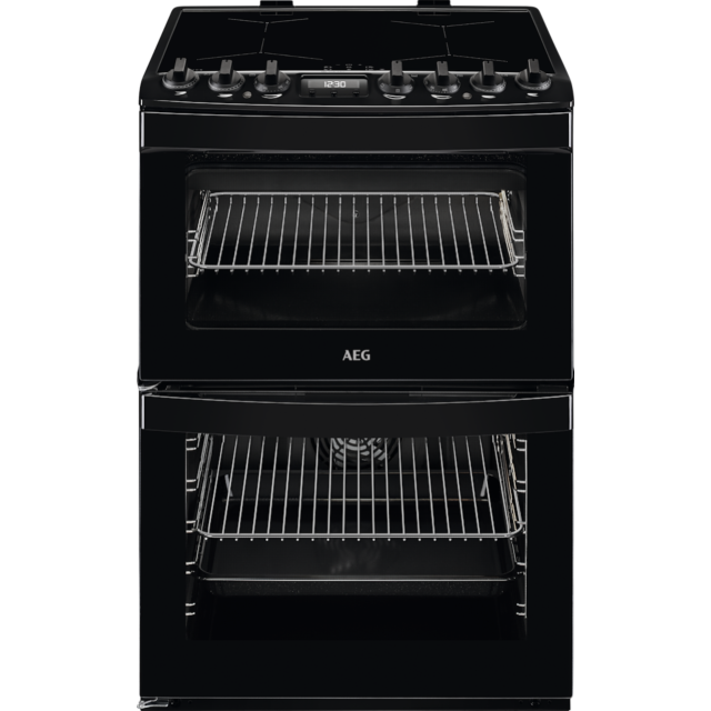 AEG CIB6743ACB Induction Electric Cooker with Double Oven