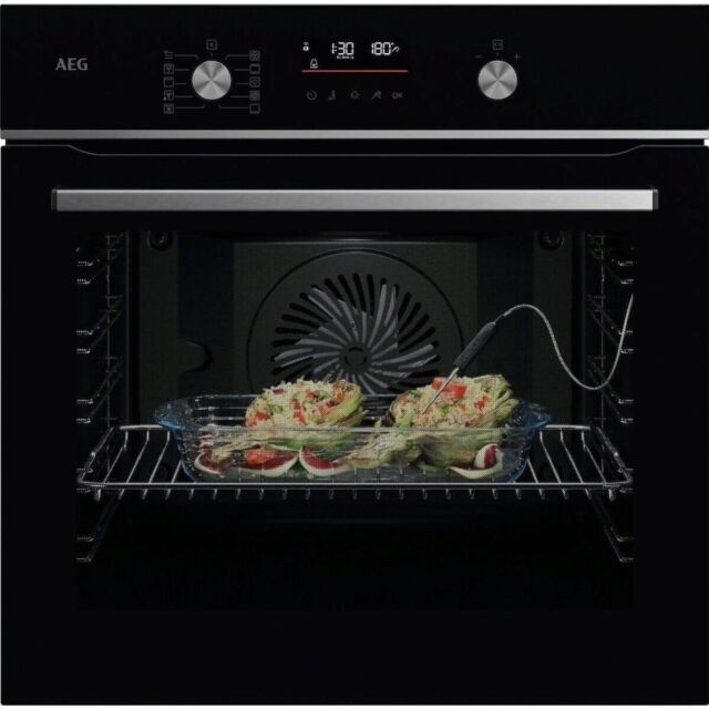 AEG GA5PB501AB Built-In Single Oven with SteamBake