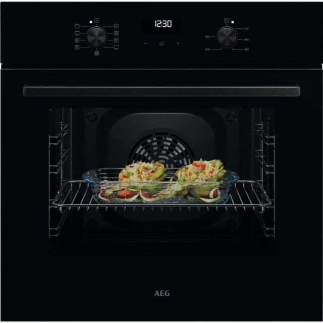 AEG OU5AB20CK Built-In Single Oven with AquaClean