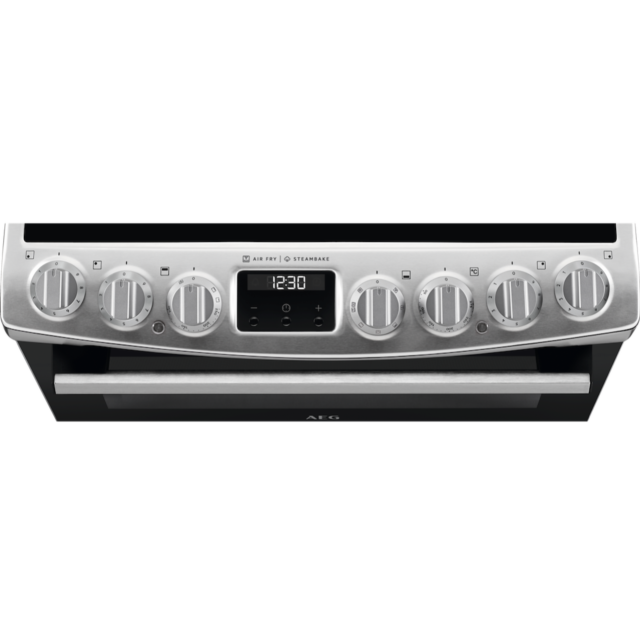 AEG CCX6740ACM Ceramic Electric Cooker with Double Oven