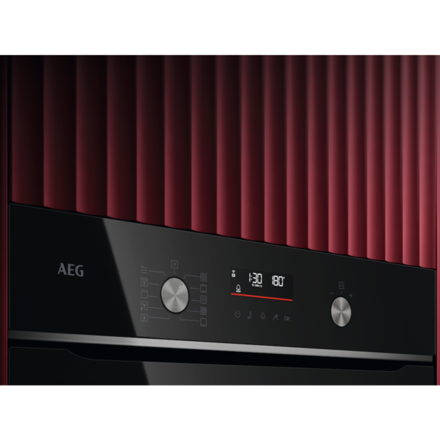 AEG GA5PB501AB Built-In Single Oven with SteamBake