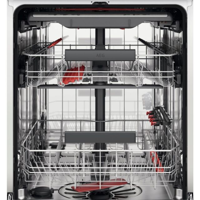 AEG FFB75727PM 60cm Freestanding Dishwasher with 14 Place Settings - Stainless Steel