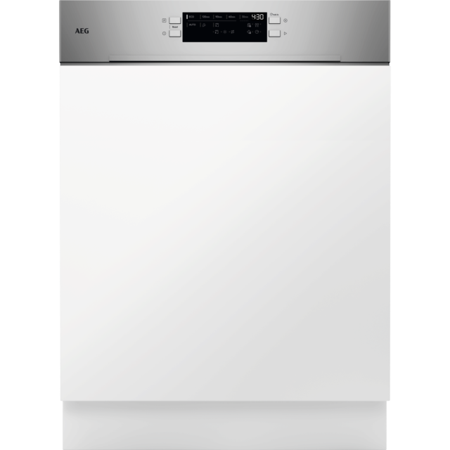 AEG GT6200B2SNM 6000 Semi-Integrated SmartSelect Dishwasher with 14 Place Settings