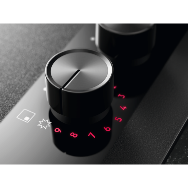 AEG HKB95341NL 90cm Gas on Glass Hob - Matt Black