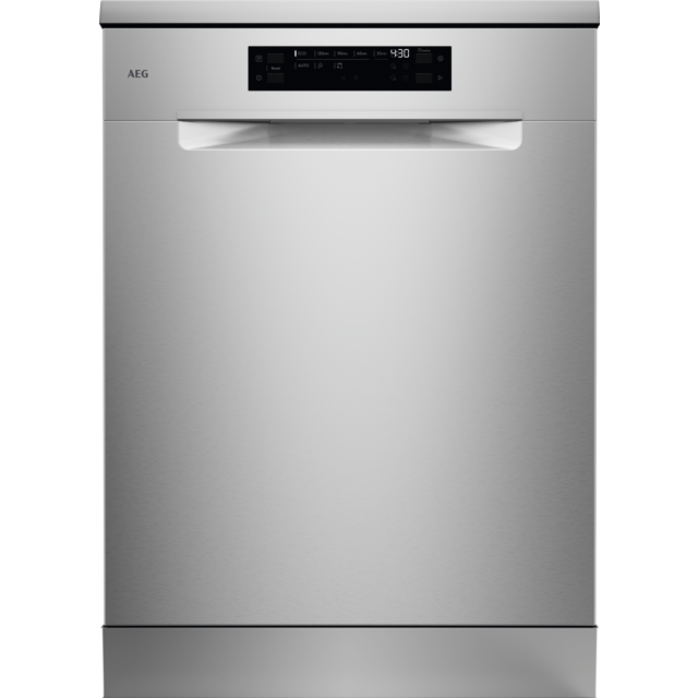 AEG GF6200C1SNM 60cm Full Size Freestanding Dishwasher - Stainless Steel