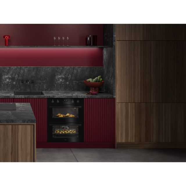 AEG OU5CU40K Built-Under Double Oven - Black