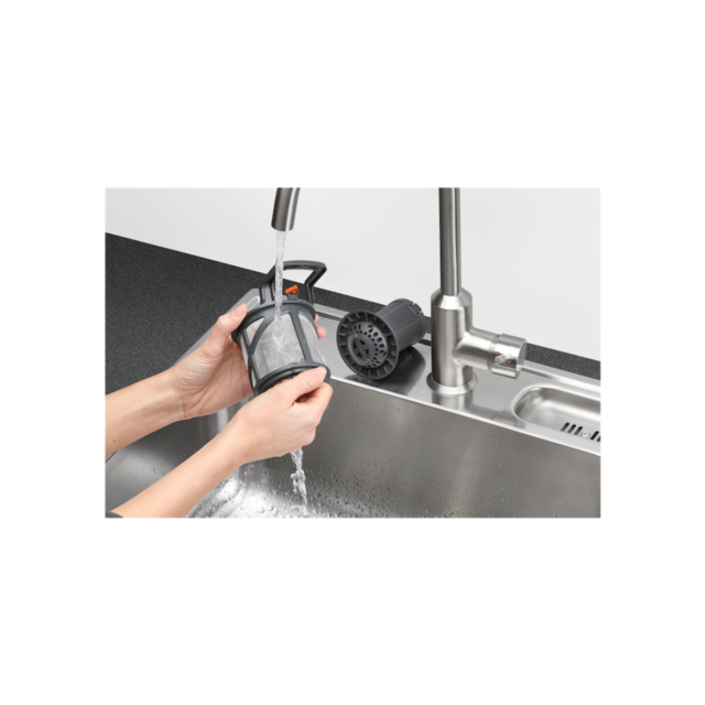 AEG FFB73527ZM 7000 GlassCare Freestanding Slimline Dishwasher with AirDry Technology + 10 Place Place Settings