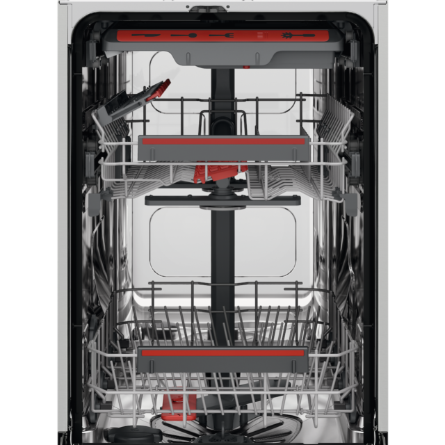 AEG FFB73527ZM 7000 GlassCare Freestanding Slimline Dishwasher with AirDry Technology + 10 Place Place Settings