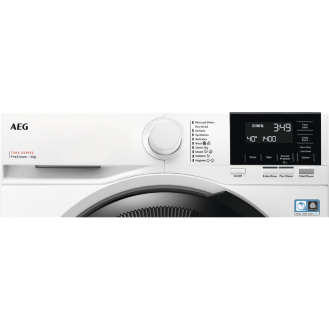 AEG LFSR71844B 8kg 1400rpm Freestanding Washing Machine - White