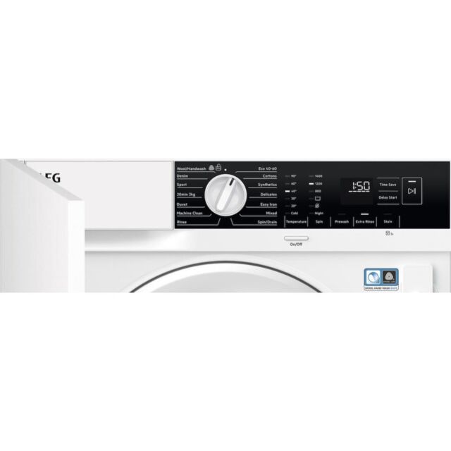 AEG LFX6G7434BI 6000 Series Front Loading Full Size 7kg Washing Machine