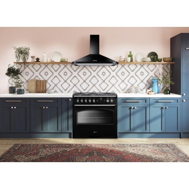 Rangemaster CLAS90FXDFFBL/B 90cm Dual Fuel Range Cooker