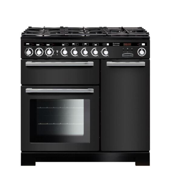 Rangemaster EDL90DFFCB/C Encore Deluxe 90 Dual Fuel Range Cooker