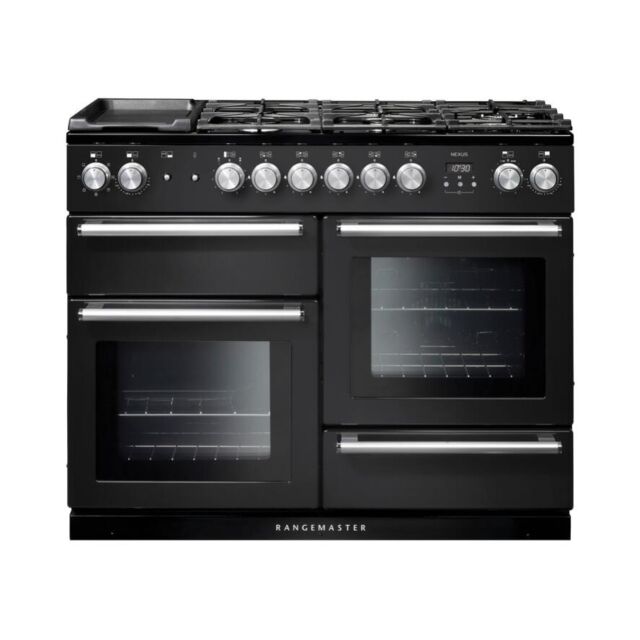 Rangemaster NEX110DFFCB/C 110cm Dual Fuel Range Cooker