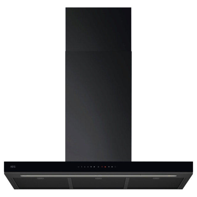 AEG GB87D91CB 90cm Chimney Cooker Hood - Black