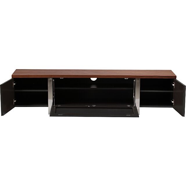 Alphason ADR1800-WAL Enclosed Cabinet Stand For Large TV's Walnut