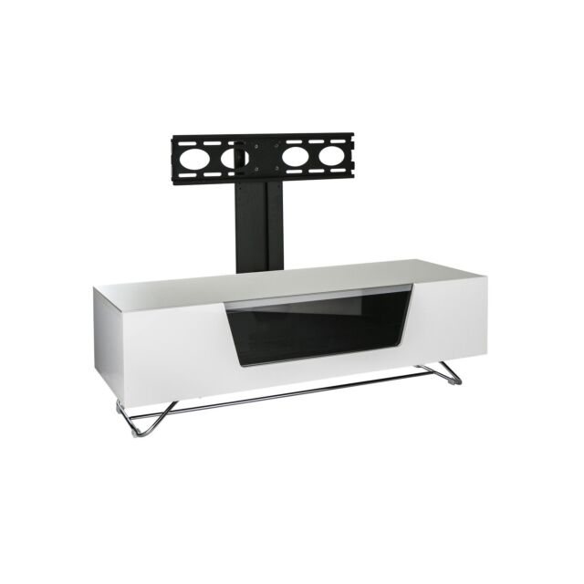 Alphason CRO2-1200BKT-WH Enclosed Cabinet With Cantilever Bracket Attachment White