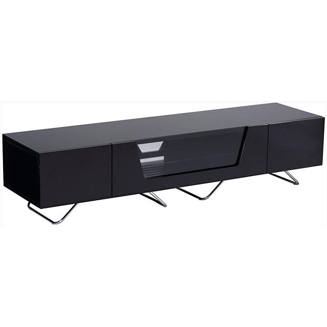 Alphason Chromium 2 TV Stand CRO2-1600CB-BLK Black Gloss TV Stand