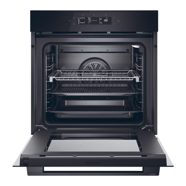 Haier H6 ID25G3HTB1 78L Single Oven, 25F + Wifi, Steam Clean Black