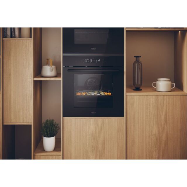 Haier H6 ID25G3HTB1 78L Single Oven, 25F + Wifi, Steam Clean Black