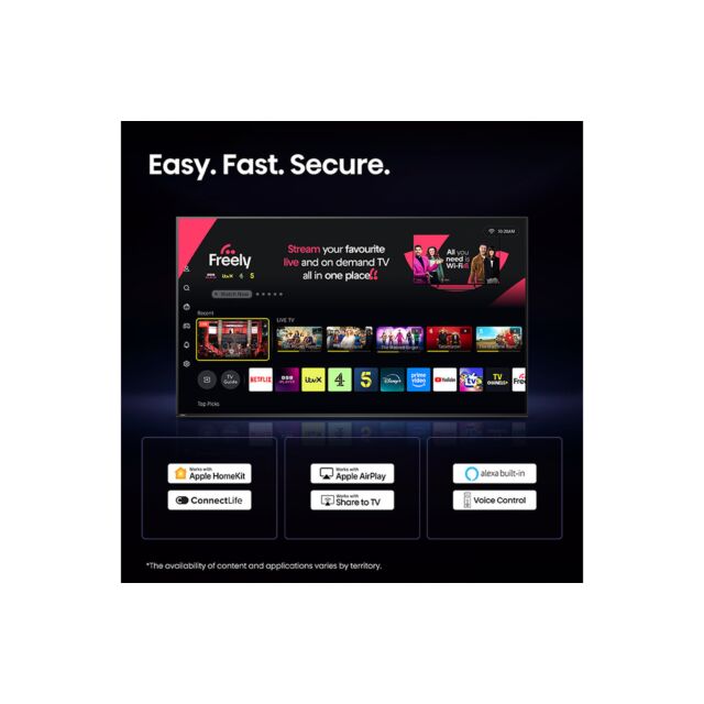 Hisense 43Q7STUK 43 Inch Qled 4K Ultra HD Ai Smart TV With Freely 