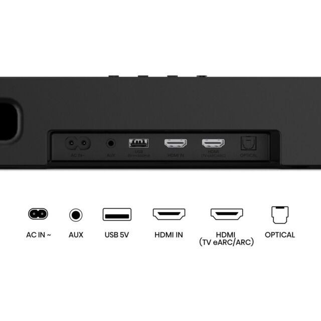 Hisense AX3120Q 3.1.2ch Dolby Atmos DTS: X Soundbar with Wireless Subwoofer 