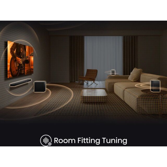 Hisense AX5140Q 5.1.4ch Dolby Atmos DTS: X Soundbar with Wireless Subwoofer 