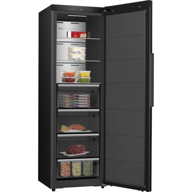 Hisense FT5K310GSFC Kitchenfit Eclipse Tall Freezer Black