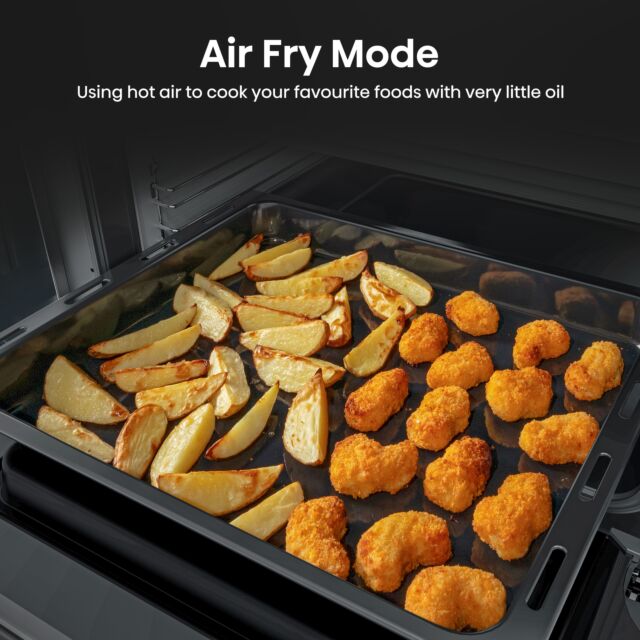 Hisense HDCEC5C10B Ceramic Electric Cooker with Double Oven
