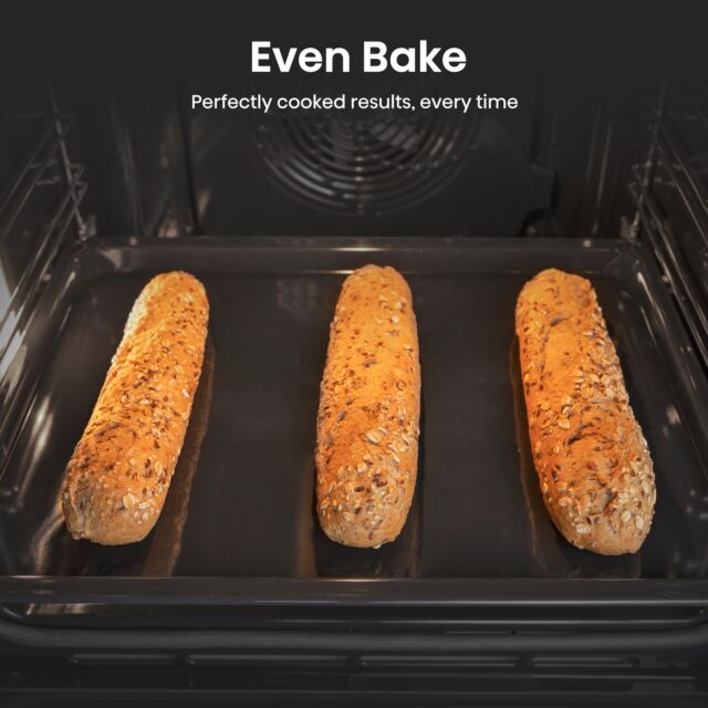 Hisense HDCEC5C10B Ceramic Electric Cooker with Double Oven