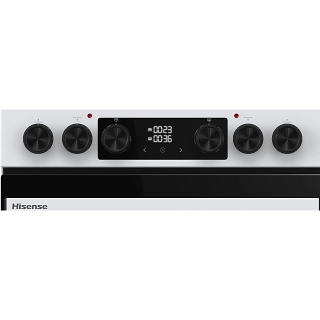 Hisense HDCEC5C10W 50Cm Electric Double Cooker White