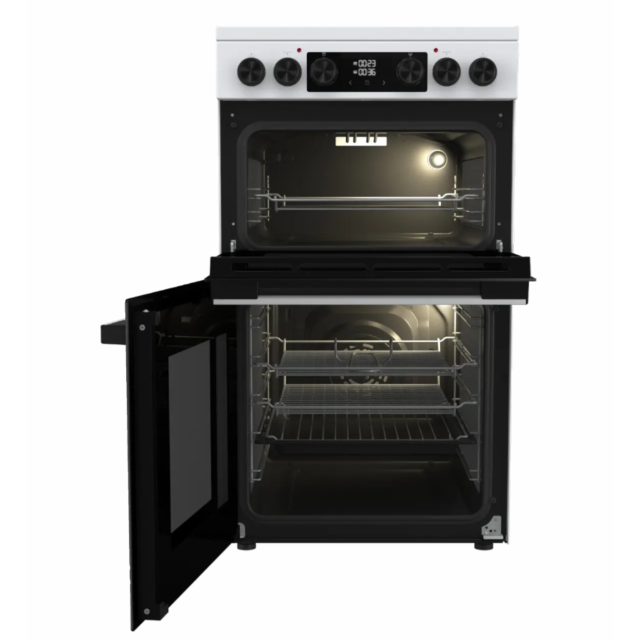 Hisense HDCEC5C10W 50Cm Electric Double Cooker White