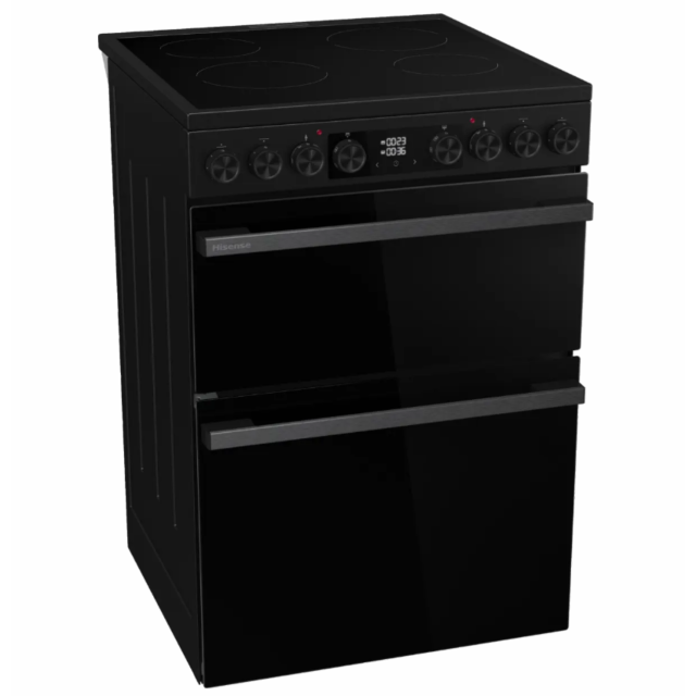 Hisense HDCEC6C20B Electric Cooker With Double Oven, 60 Cm