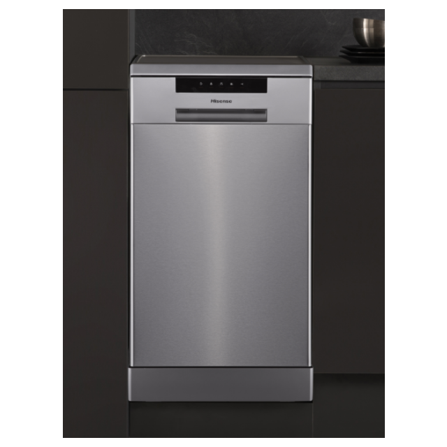 Hisense HS523E15XUK Hi4 Freestanding Dishwasher, 45 Cm 