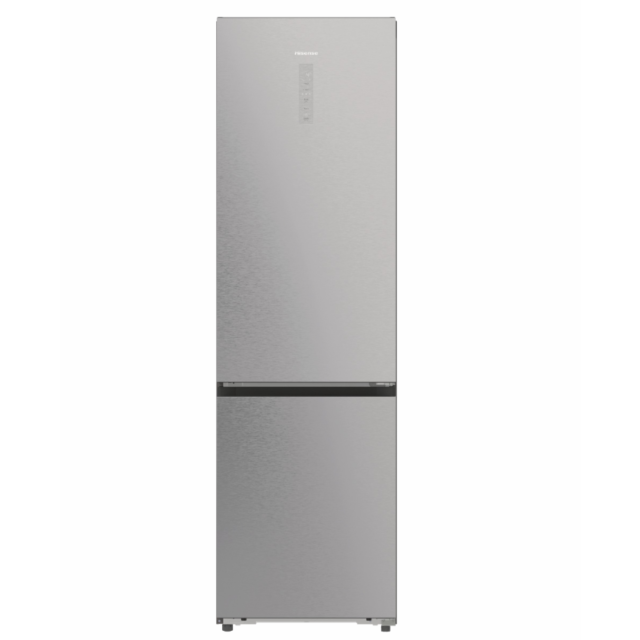 Hisense RB5P410SACCUK 60X200cm Total No Frost Combi, Wifi, Covertable Compartment, C Rating, Stainle