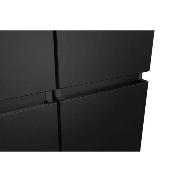 Hisense RQ758N4SAFE American 4 Door Cross Door,Black Stainless Steel 