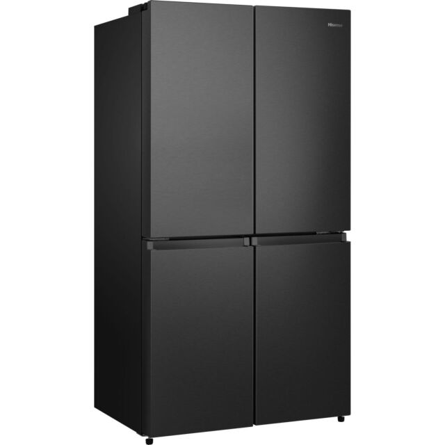 Hisense RQ758N4SAFE American 4 Door Cross Door,Black Stainless Steel 
