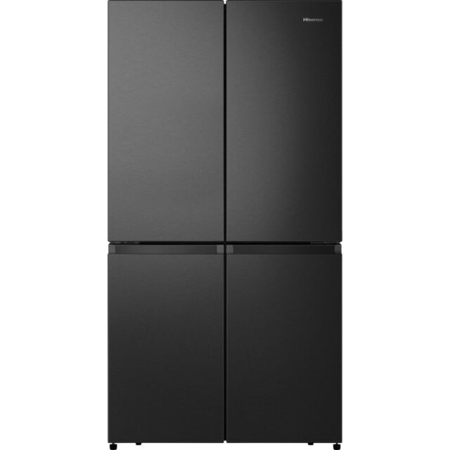 Hisense RQ758N4SAFE American 4 Door Cross Door,Black Stainless Steel 