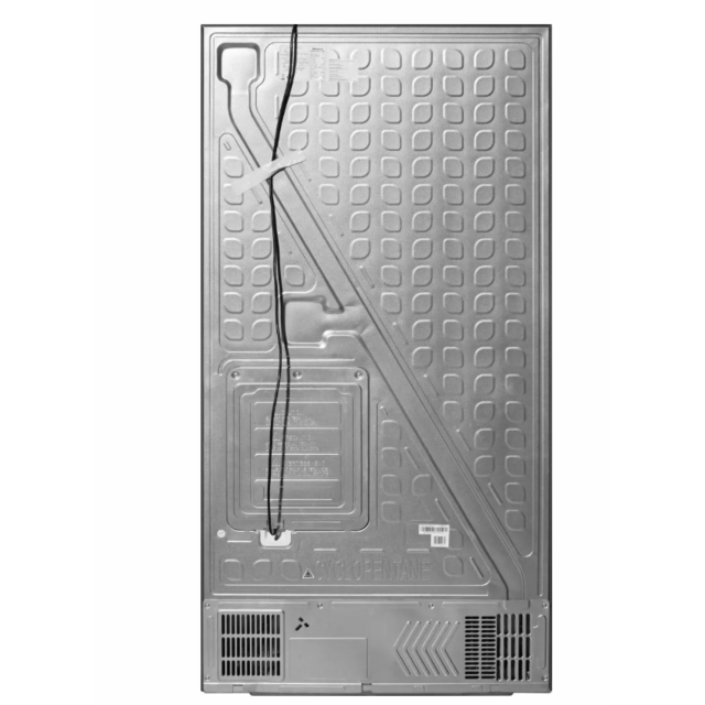 Hisense RQ758N4SWFE American 4 Door Cross Door, Non-Plumbed Water Dispenser, Black Stainless Steel