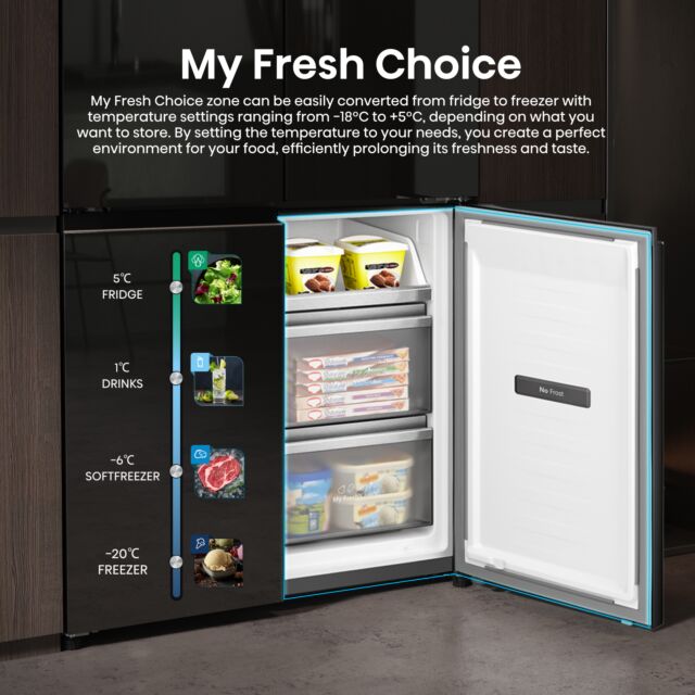 Hisense RQ768N4GBE Multi Door American 