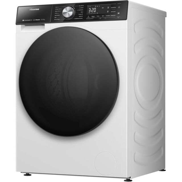Hisense WF5S1245BW 5S Series Auto Dosing Wf5s1245bw 12Kg 1400 Spin Wifi Connected Washing Machine Wh