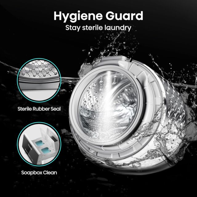 Hisense WF5S1245BW 5S Series Auto Dosing Wf5s1245bw 12Kg 1400 Spin Wifi Connected Washing Machine Wh